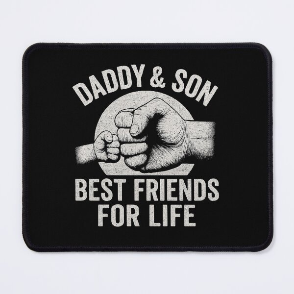 Item preview, Daddy & Son – Best Friends For Life Vintage Fist Bump Design designed and sold by flagylART.
