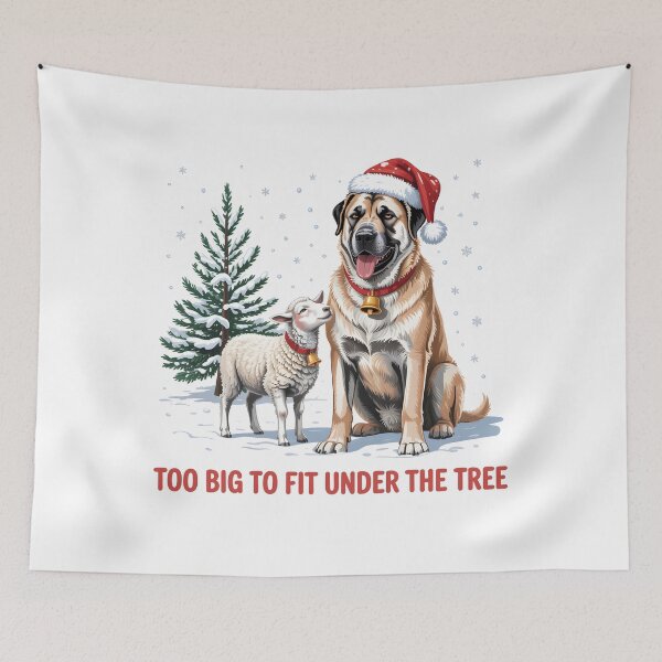 Item preview, Too Big to Fit Under the Tree Kangal Christmas Gift designed and sold by Slaw-Creation.
