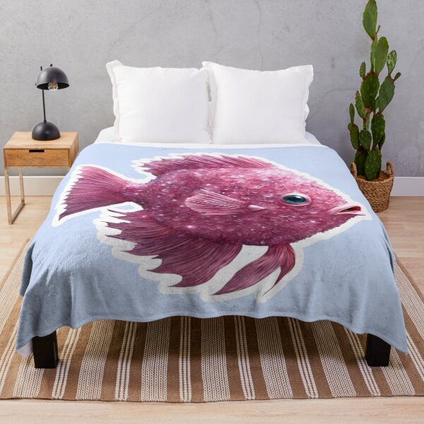 Item preview, Beautiful Pink Fish, Zodiac Water Sign Pisces designed and sold by Sugar Wisdom .