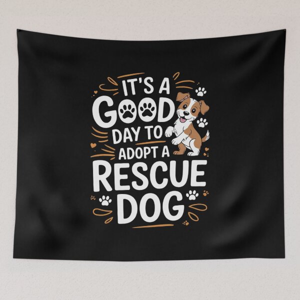 Item preview, It'S A Good Day To Adopt A Rescue Dog, Dog and Cat Rescue  designed and sold by MyzoToyota.