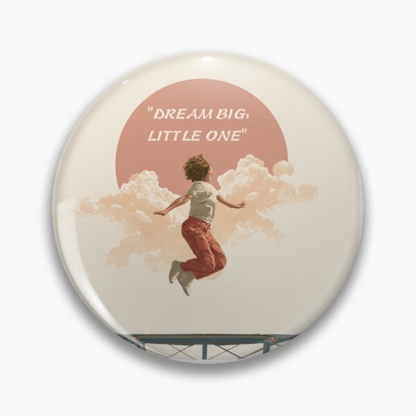 Item preview, "Dream Big, Little One" Motivational Kids Jump - Vintage Aesthetic Inspiration designed and sold by casualnature.