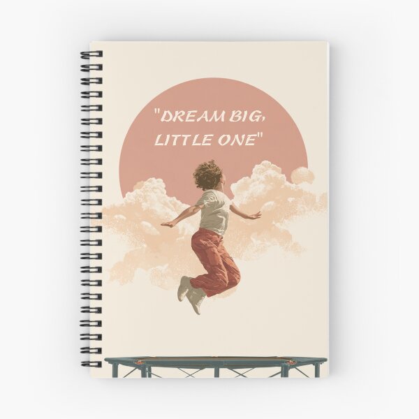 Item preview, "Dream Big, Little One" Motivational Kids Jump - Vintage Aesthetic Inspiration designed and sold by casualnature.