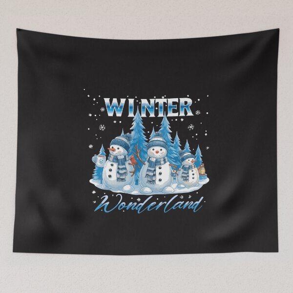 Item preview, Winter Wonderland Snowman Scene | Cute Snowmen Forest Christmas Design designed and sold by kiralynstration.