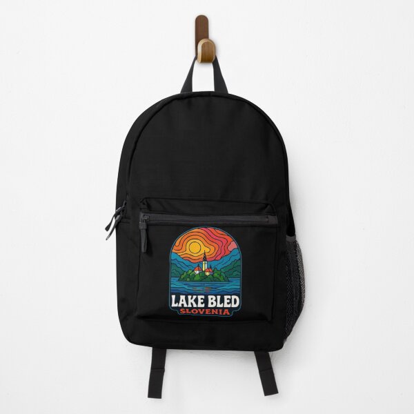 Item preview, Lake Bled Slovenia Trippy Art Travel designed and sold by TomFrontierArt.