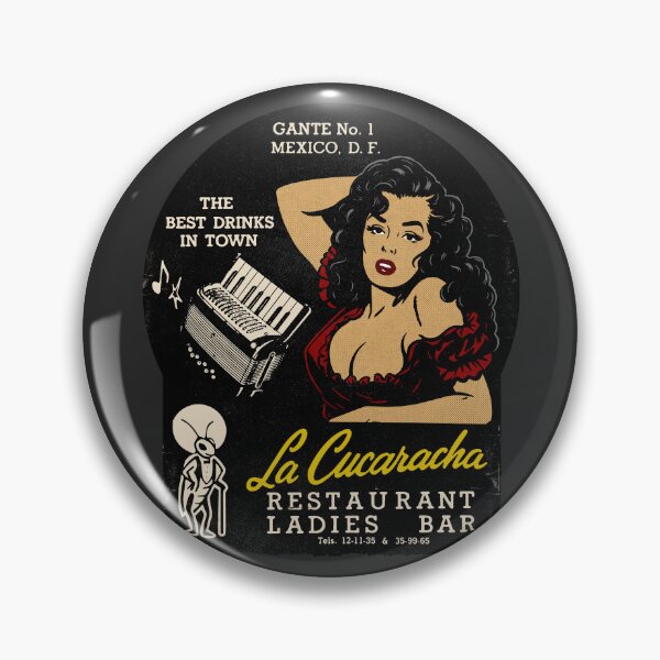 Item preview, Vintage Cucaracha Mexican Dive Bar designed and sold by Kujo Dangerous Vintage.