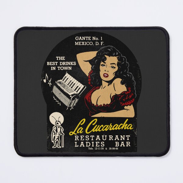 Item preview, Vintage Cucaracha Mexican Dive Bar designed and sold by Kujo Dangerous Vintage.