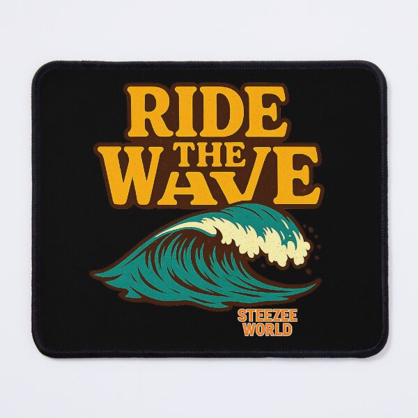 Item preview, Ride The Wave Text Art Design designed and sold by SteezeeStore.