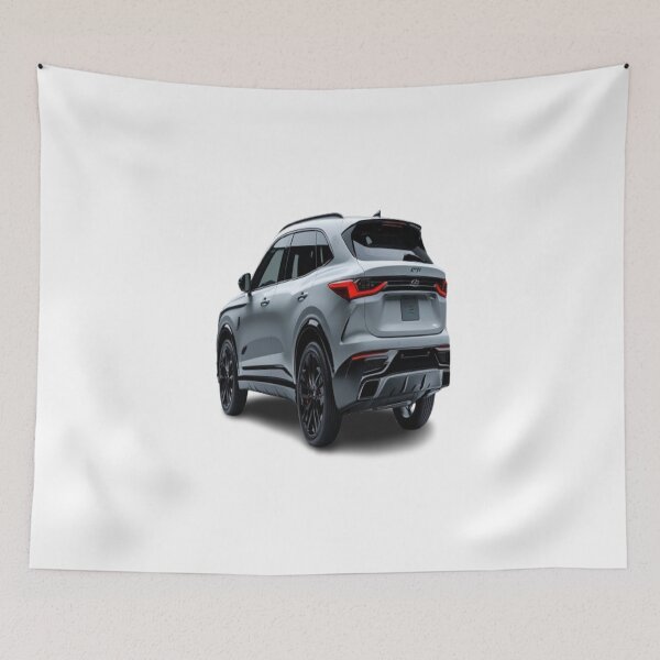 Item preview, Modern Gray SUV Crossover Back View designed and sold by TFM-Fashion.