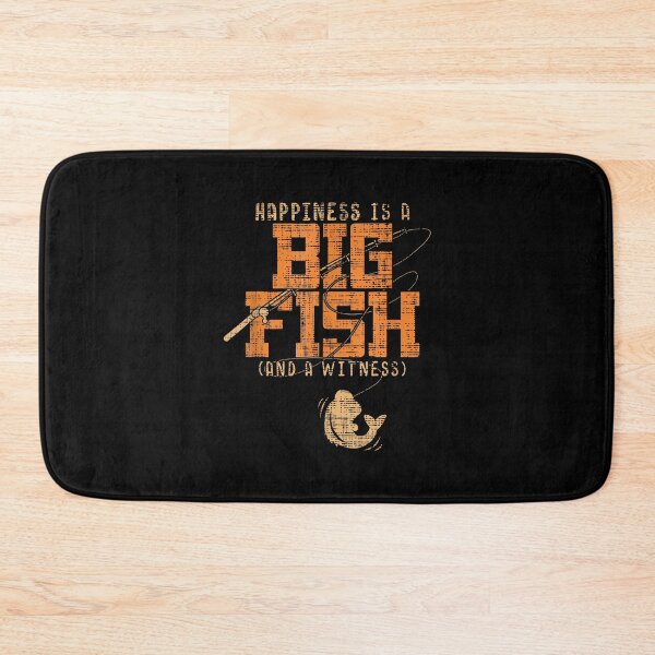Item preview, Happiness Is A Big Fish And A Witness Fishing Fisher designed and sold by KatheWanda.