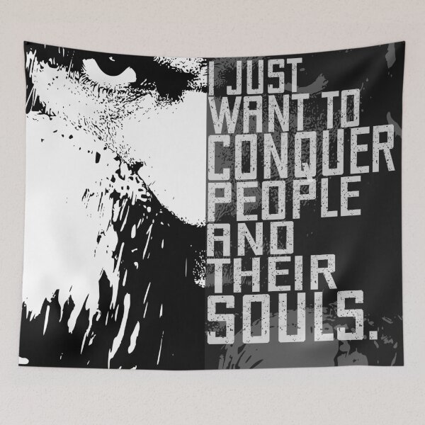 Item preview, Conquer People and Their Souls - Gritty Boxing Motivation Art designed and sold by Taanva.