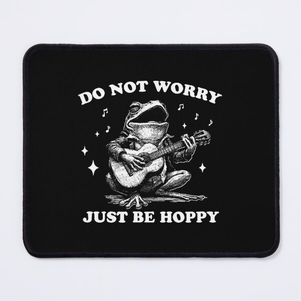 Item preview, Do Not Worryjust Be Hoppyhappy Frog Playing Guitarsinging designed and sold by KatheWanda.