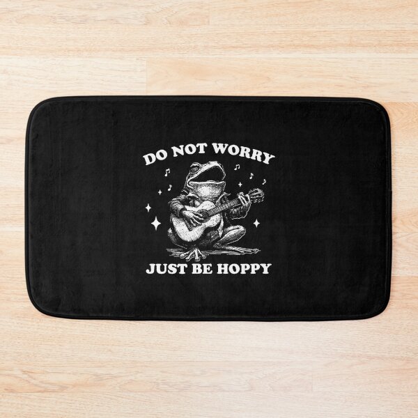 Item preview, Do Not Worryjust Be Hoppyhappy Frog Playing Guitarsinging designed and sold by KatheWanda.