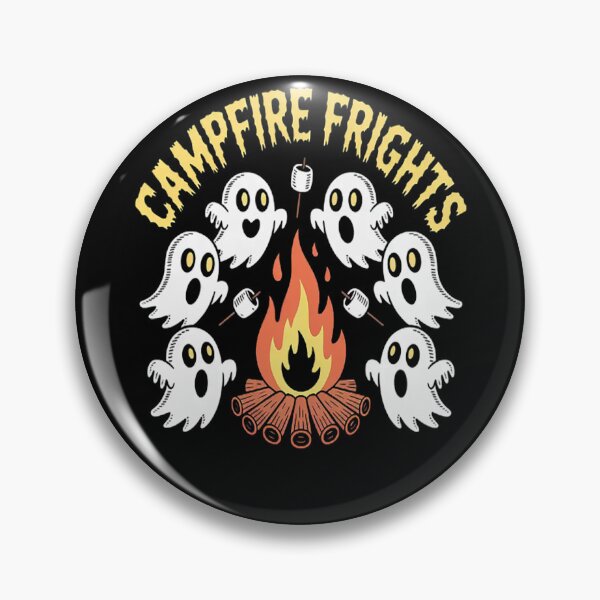 Item preview, Campfire Frights Ghostly Fireside Whispers Halloween Vibes designed and sold by StuffNestie.