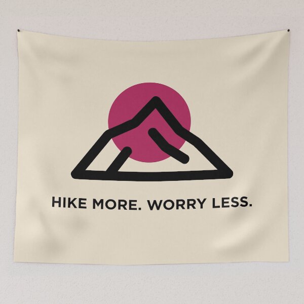 Item preview, Hike More. Worry Less. designed and sold by kfeydesign.