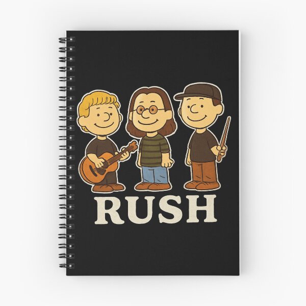 Item preview, Rush x Peanuts - Geddy Lee, Lifeson-Peart, Rush, Rush tour 2026 designed and sold by viletajean-luc.
