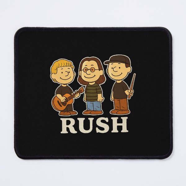 Item preview, Rush x Peanuts - Geddy Lee, Lifeson-Peart, Rush, Rush tour 2026 designed and sold by viletajean-luc.