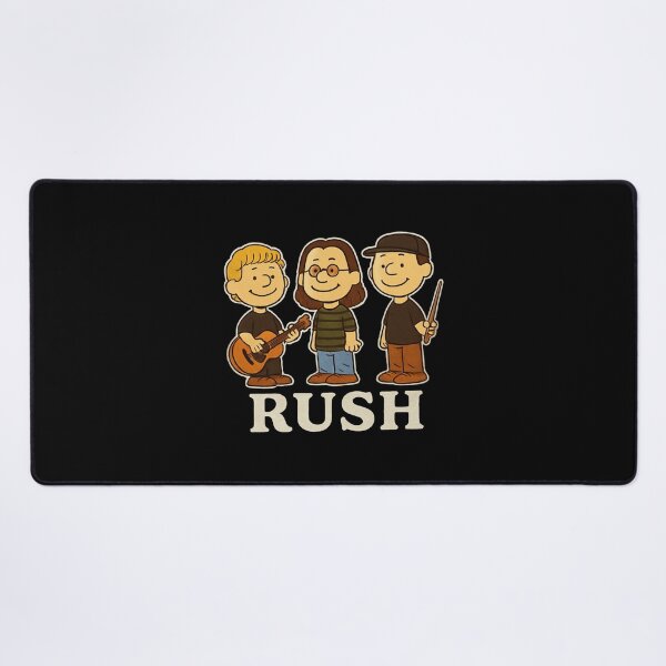 Item preview, Rush x Peanuts - Geddy Lee, Lifeson-Peart, Rush, Rush tour 2026 designed and sold by viletajean-luc.