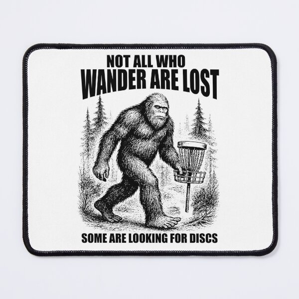 Item preview, Vintage Not All Who Wander Are Lost Disc Golf T-Shirt, Funny Pullover Sweater, Funny Disc Golf Meme designed and sold by CARBONARA LLC..