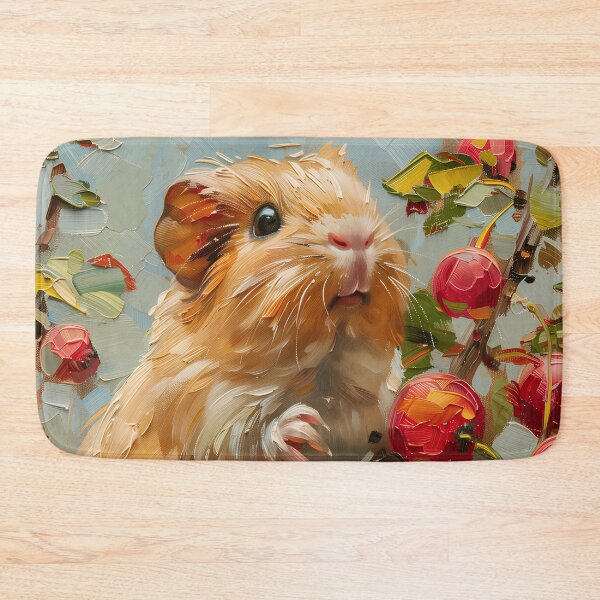 Item preview, Guinea Pig Painting with Berries and Blue Sky designed and sold by CuongArtLab.