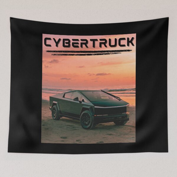 Item preview, cybertruck artwork designed and sold by TEEJAMBOREE.