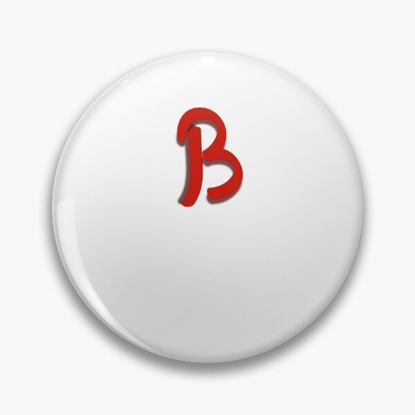 Item preview, Capital English Letter B in red colour illustration Hand-drawn art designed and sold by MagicMaker1984.