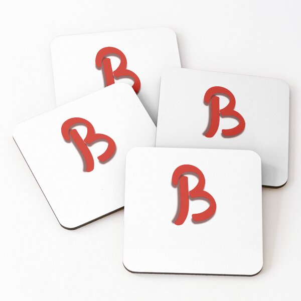 Item preview, Capital English Letter B in red colour illustration Hand-drawn art designed and sold by MagicMaker1984.