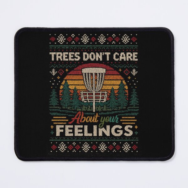 Item preview, Retro Trees Don't Care About Your Feelings, Funny Father's Day Disc Golf Pun Unisex designed and sold by CARBONARA LLC..