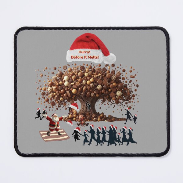 Item preview, Hurry! Before It Melts – Christmas Chocolate Tree Design designed and sold by Cheeniku.
