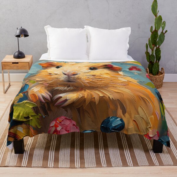 Item preview, Guinea Pig Painting with Berries and Foliage designed and sold by CuongArtLab.