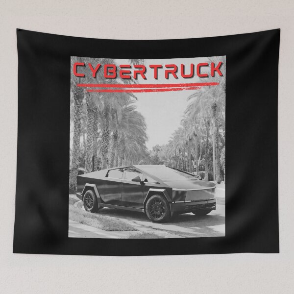 Item preview, cybertruck artwork designed and sold by TEEJAMBOREE.