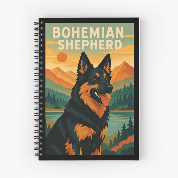 Item preview, Bohemian Shepherd Lake View designed and sold by Flying Doggo.