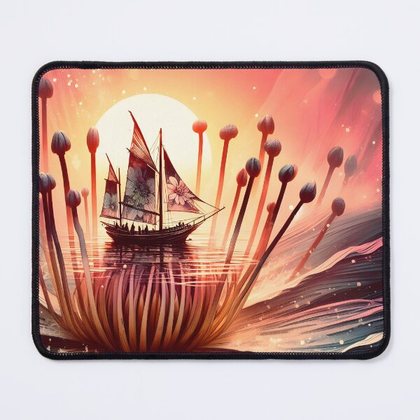 Item preview, Flower Boat, Ai Generated Art designed and sold by ACC .
