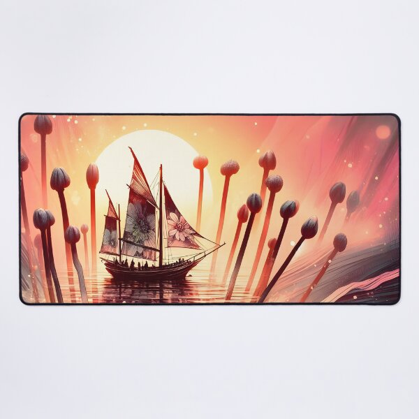Item preview, Flower Boat, Ai Generated Art  designed and sold by ACC .