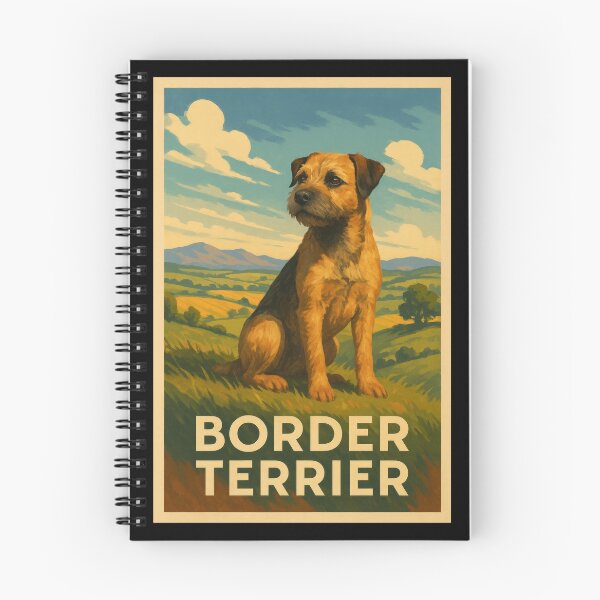 Item preview, Border Terrier Countryside designed and sold by Flying Doggo.