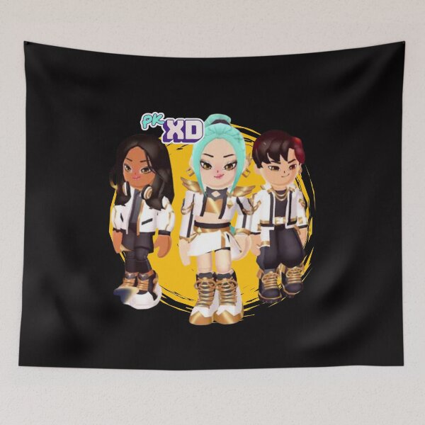 Item preview, PKXD Golden Squad | Cool  Avatar Characters in White & Gold Outfits | Gaming Team Design designed and sold by Ynteen.