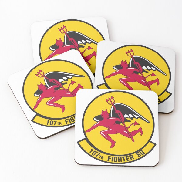 Item preview, 107th Fighter Squadron Red Devil Emblem designed and sold by CharlieDesings.