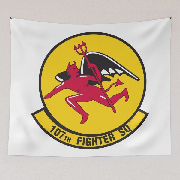 Item preview, 107th Fighter Squadron Red Devil Emblem designed and sold by CharlieDesings.
