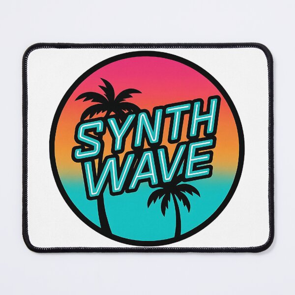 Item preview, Synthwave Sunset Retro Aesthetic – Vaporwave Palm Trees Design designed and sold by |TRSSHOP|.
