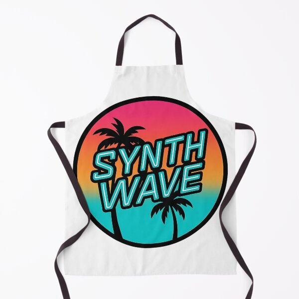 Item preview, Synthwave Sunset Retro Aesthetic – Vaporwave Palm Trees Design designed and sold by |TRSSHOP|.