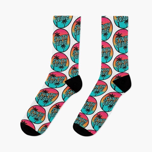 Item preview, Synthwave Sunset Retro Aesthetic – Vaporwave Palm Trees Design designed and sold by |TRSSHOP|.