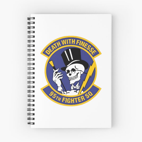 Item preview, 95th Fighter Squadron Death with Finesse Emblem designed and sold by CharlieDesings.