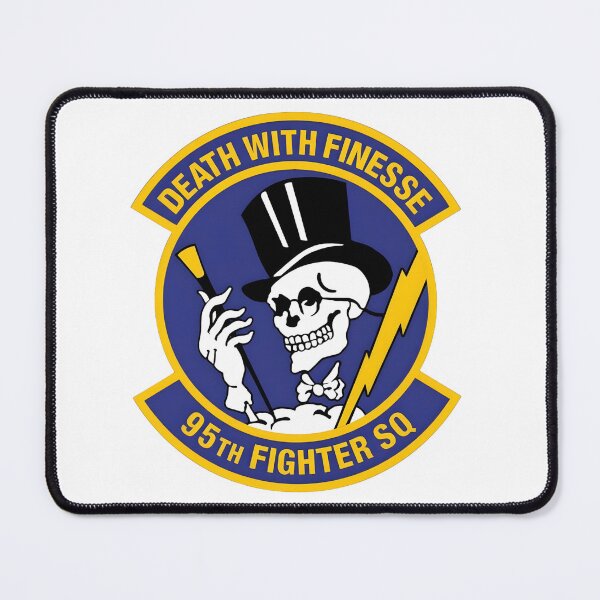 Item preview, 95th Fighter Squadron Death with Finesse Emblem designed and sold by CharlieDesings.