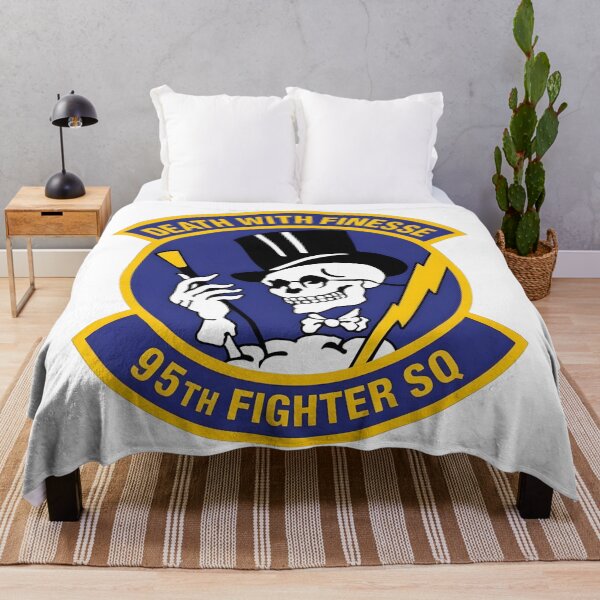 Item preview, 95th Fighter Squadron Death with Finesse Emblem designed and sold by CharlieDesings.