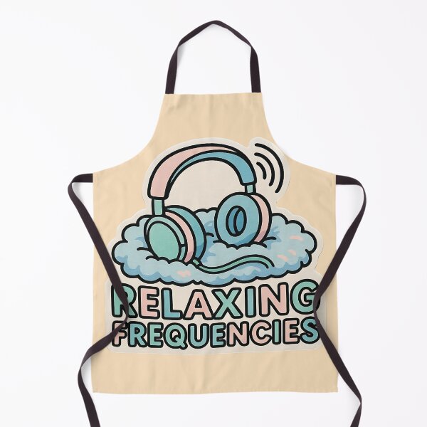 Item preview, Relaxing Frequencies – Calm Headphones Cloud Chillout Design designed and sold by |TRSSHOP|.