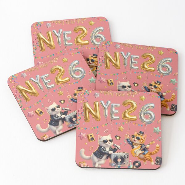 Item preview, Rock Star Cats NYE 26 Party | Cool DJ & Guitarist Kitten Musician designed and sold by E-SarnEdge.