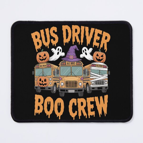 Item preview, School Bus Driver Boo Crew Witch Hat Pumpkin Ghost Halloween designed and sold by SignaturalGen.