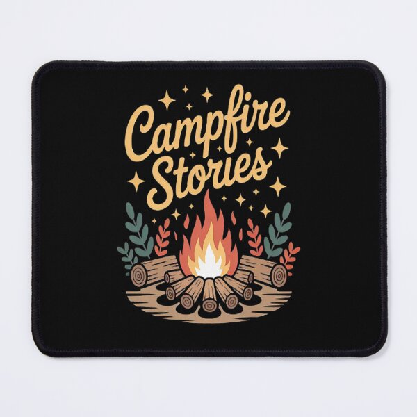 Item preview, Campfire Stories Whispering Flames Under Starry Skies Outdoor Adventure designed and sold by StuffNestie.