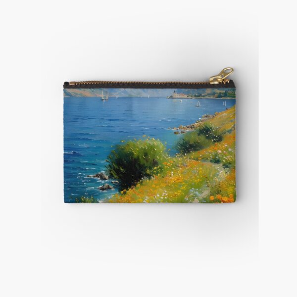 Item preview, Spring Meadow Landscape Print: Golden Mountainscape Wall Art designed and sold by SavageVision.