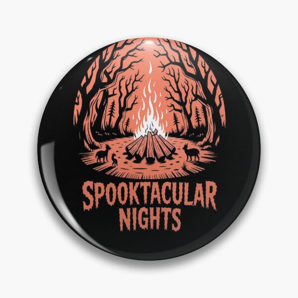 Item preview, Campfire Tales Spooktacular Nights Await Halloween Vibes designed and sold by StuffNestie.