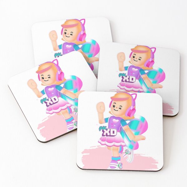 Item preview, PKXD Cute Girl Avatar | Pink Fairy Gamer Character With Headphones | Adorable Playful Gaming Design designed and sold by Ynteen.